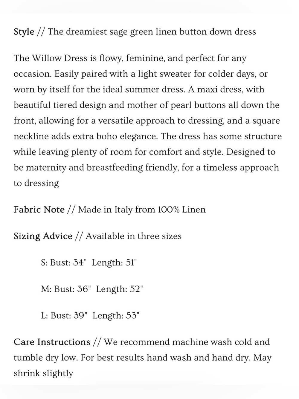 Beachwood the Label The Willow Dress - Picture 9 of 9